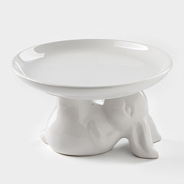 Блюдо для мандаринок "Заяц" (Влезает только в  дизайнерскую коробку!)