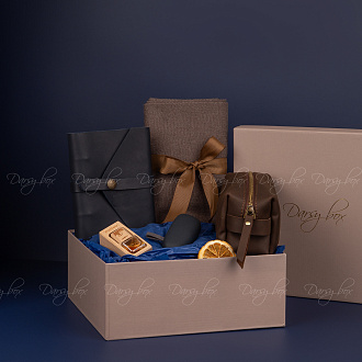 Подарочный набор «Кожаный» Подарочный набор «Кожаный»