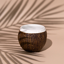 Стакан ручной работы "Кокос"