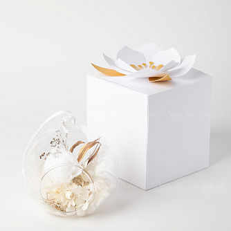 Шар с сухоцветами подарочный набор