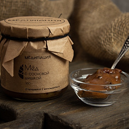 СОСНОВЫЕ ШИШКИ В МЕДУ 250 ГР