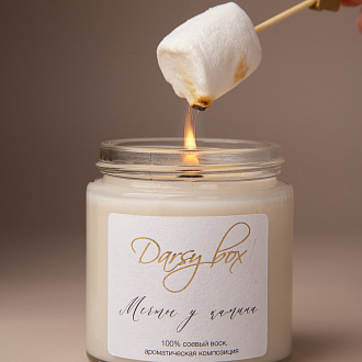 Изготовление свечей на соевом воске 100 мл с логотипом